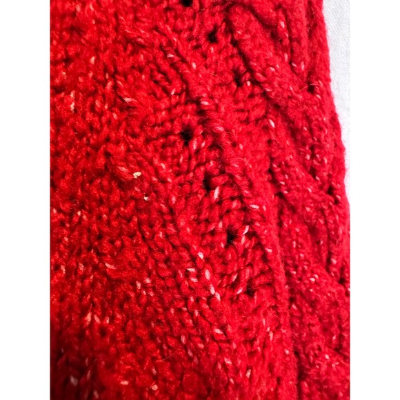 American Eagle Womens S Cable Knit Cardigan Sweater V-Neck Cropped Academia - Picture 3 of 8